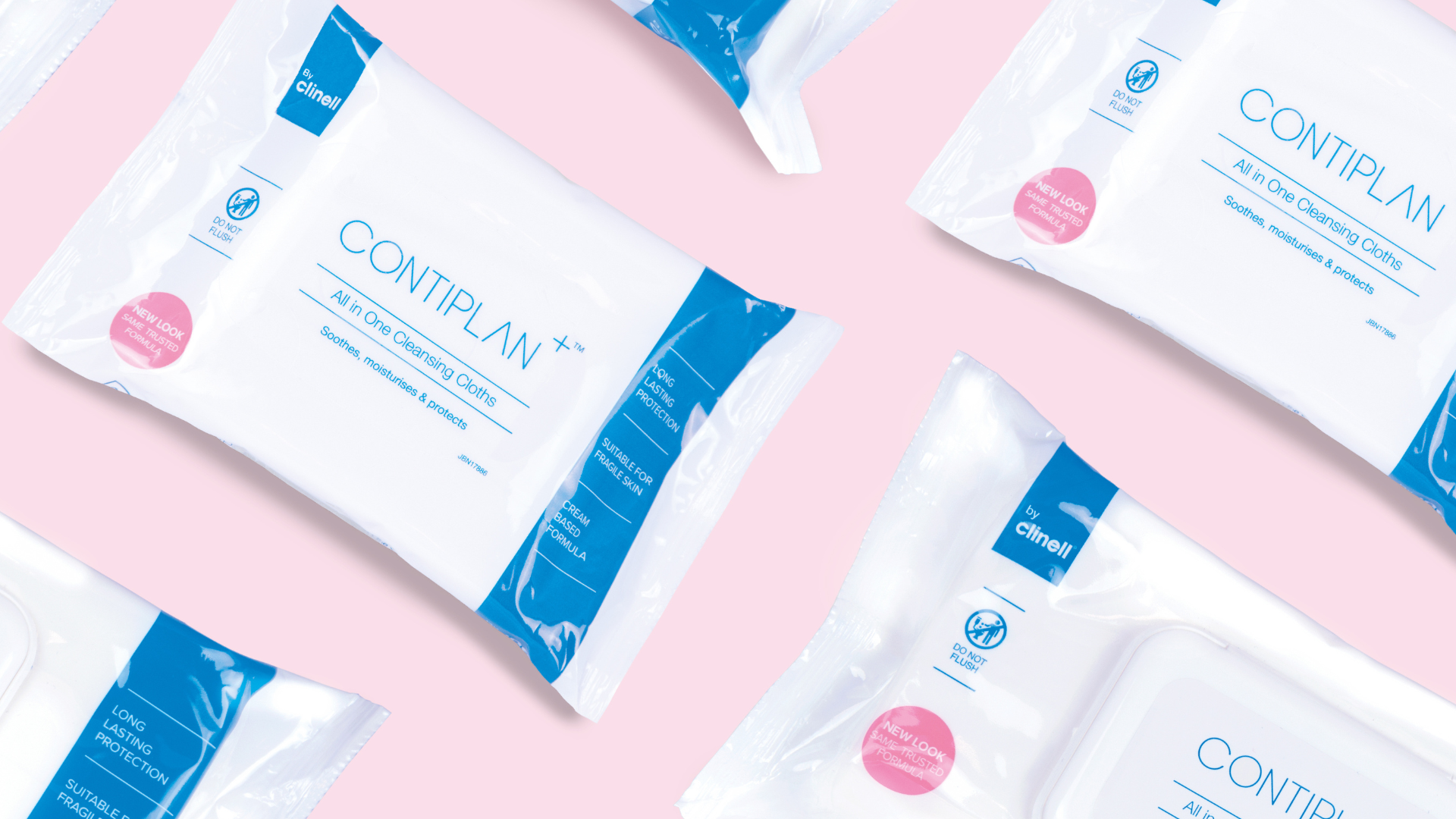 Contiplan continence care wipes