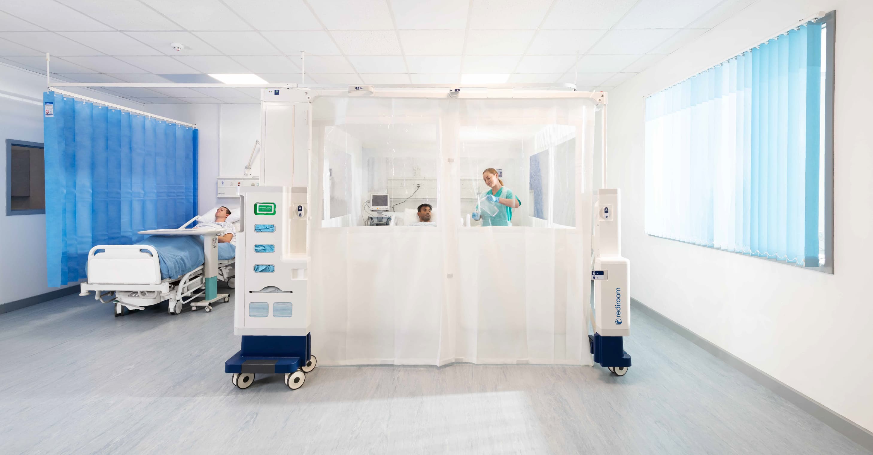 Mobile patient isolation unit